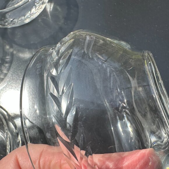 #5730 CUT WREATH PATTERN OPTIC FINGER/BOWL CLEAR - Picture 9 of 10